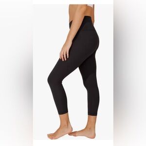 Yogalicious Lux Hi-Rise Ankle Leggings (Silver Logo)
